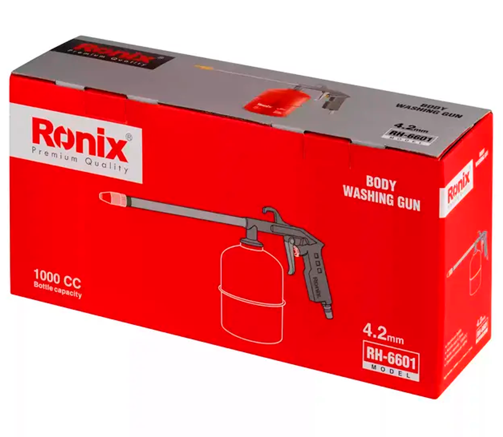 Промывочный пневмопистолет RONIX RH-6601 1л  3бар photo 7