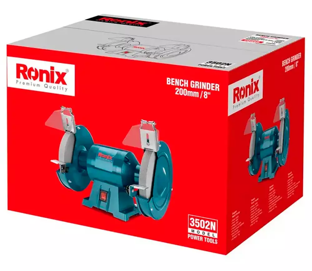 Polizor de banc RONIX 3502N 350w 200mm photo 4