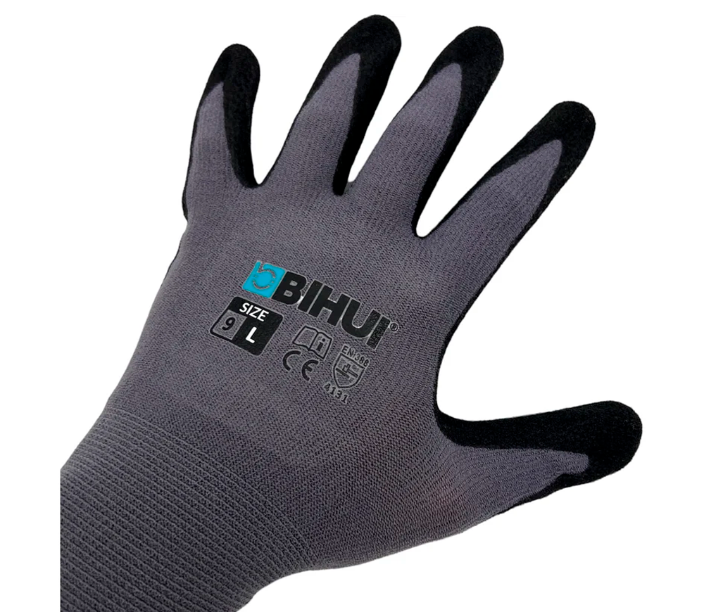 Профессиональные перчатки плиточника BIHUI TGDL 9/L photo 0