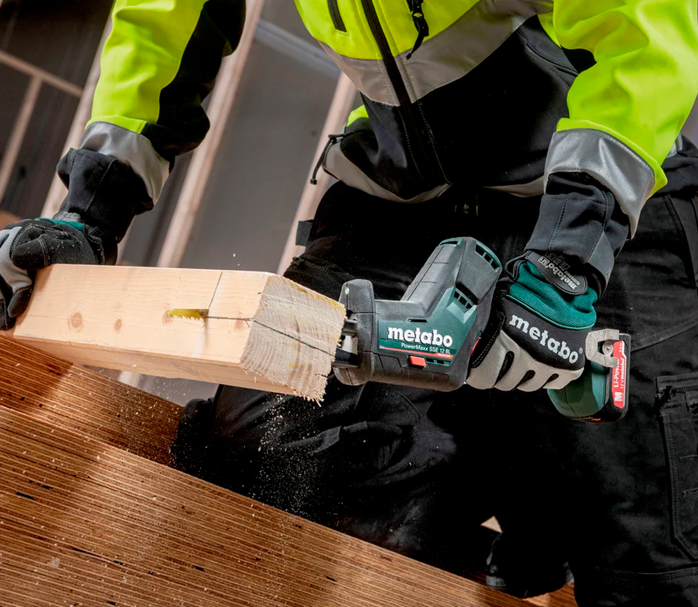 Сабельная пила аккумуляторная (без АКБ) METABO Power Maxx SSE 12 BL 12В photo 1