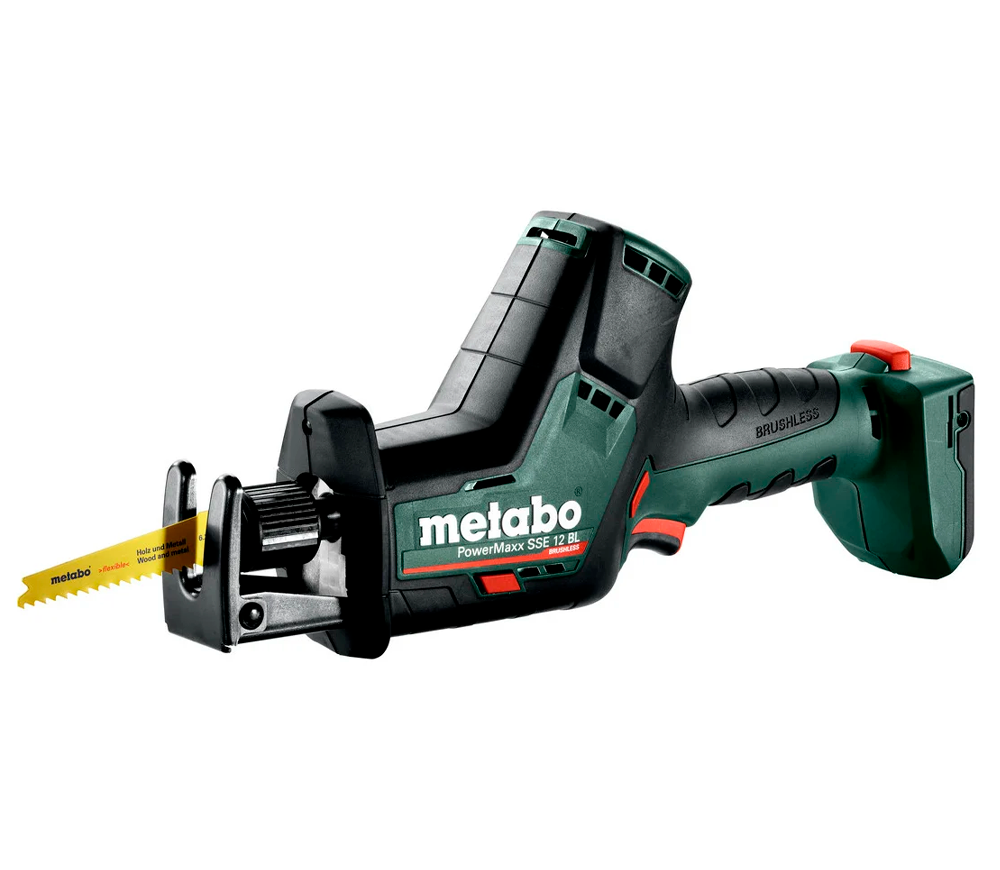 Сабельная пила аккумуляторная (без АКБ) METABO Power Maxx SSE 12 BL 12В photo