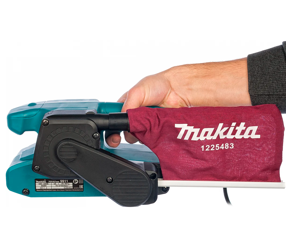 Шлифмашина ленточная MAKITA 9911 650вт 76 мм photo 3