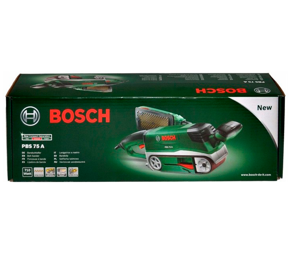 Шлифмашина ленточная BOSCH PBS75A 710вт 76 мм photo 8