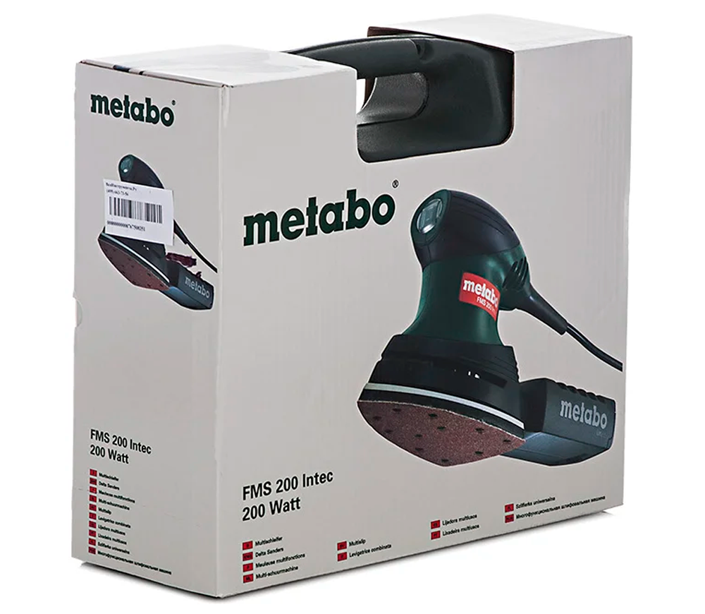 Шлифмашина вибрационная METABO FMS 200 intec 200вт photo 0