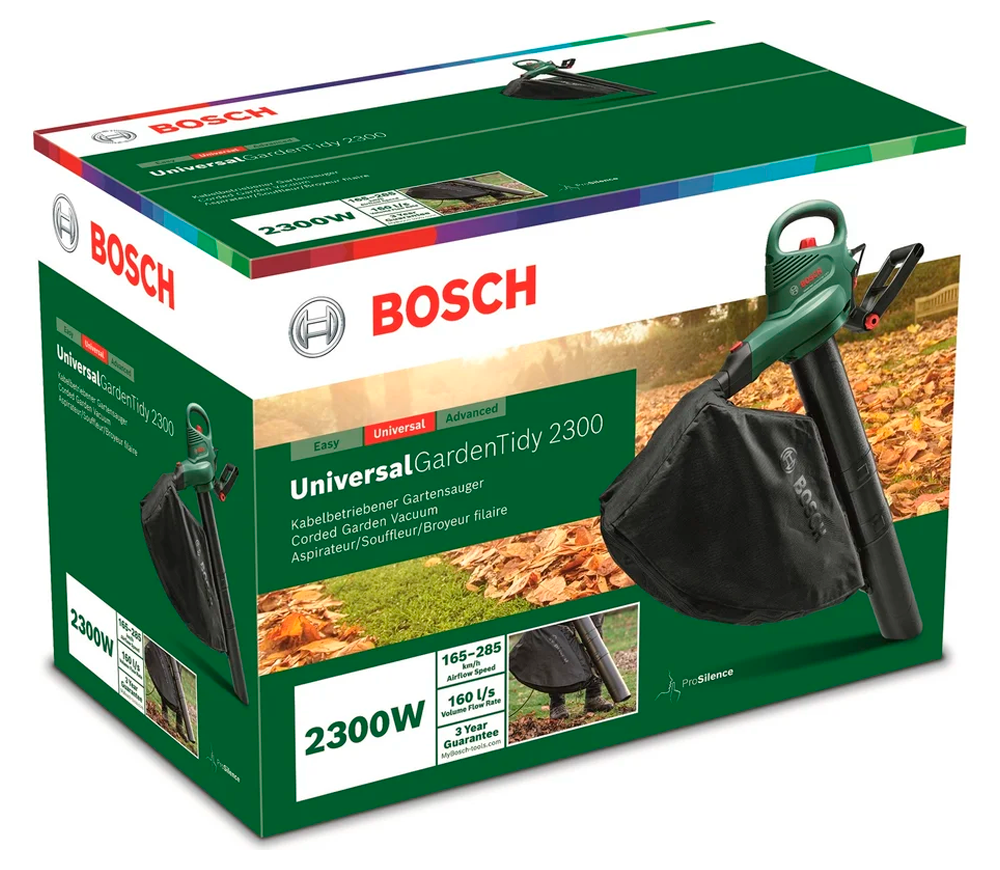 Воздуходувка электрическая BOSCH UGT 2300 WEE/EEU 2300вт 9600л/мин photo 6
