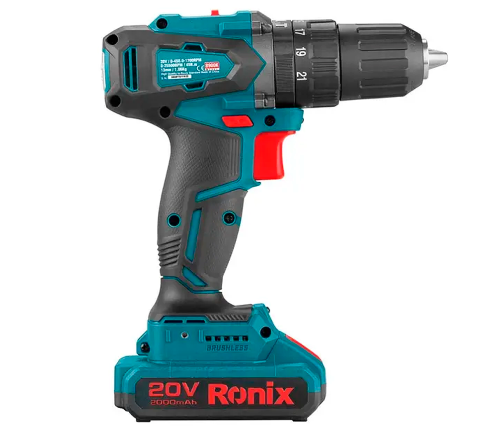 Шуруповёрт аккумуляторный RONIX 8900K 20В 2Ач photo 0