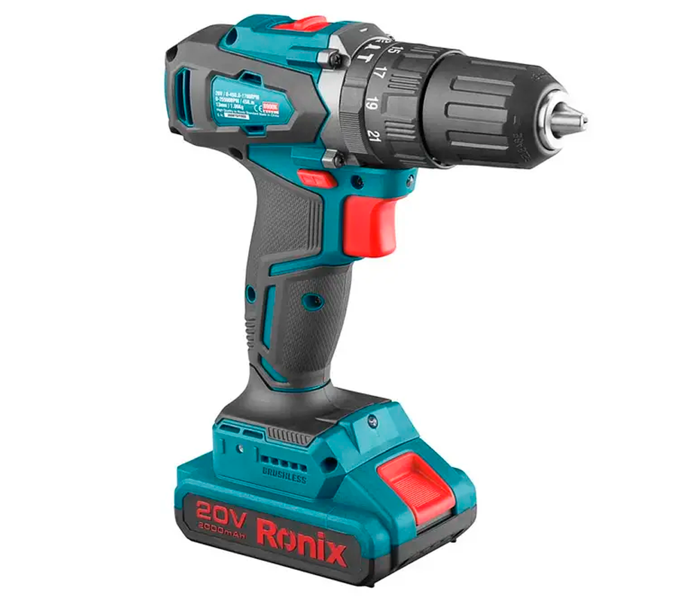 Шуруповёрт аккумуляторный RONIX 8900K 20В 2Ач photo 10
