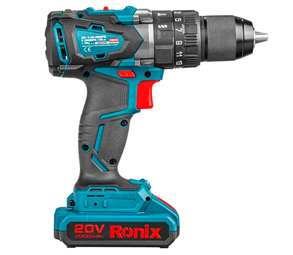 Шуруповёрт аккумуляторный RONIX 8905K 20В 2Ач photo 11