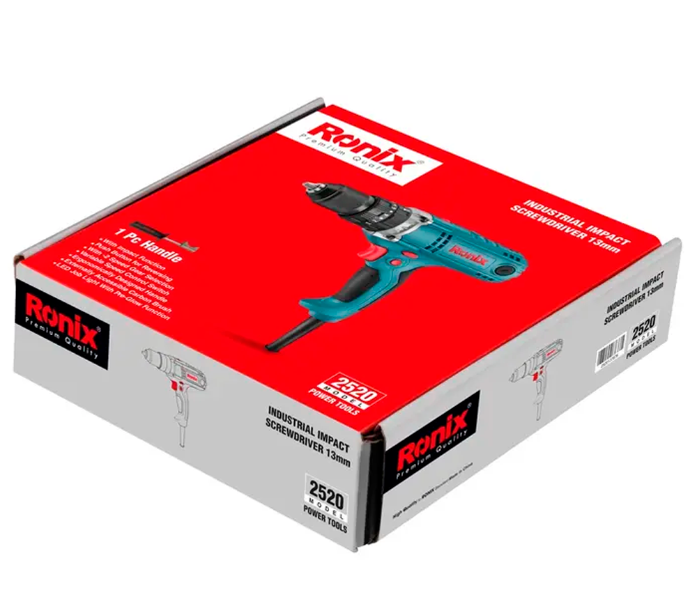 Шуруповёрт ударный RONIX 2520 450вт photo 1