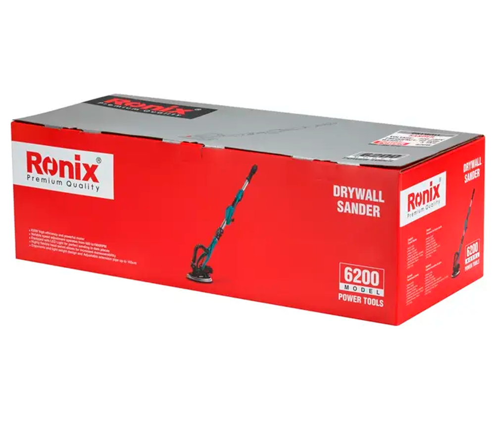 Mașină de șlefuit pereți extensibilă RONIX 6200 820w 225mm photo 1
