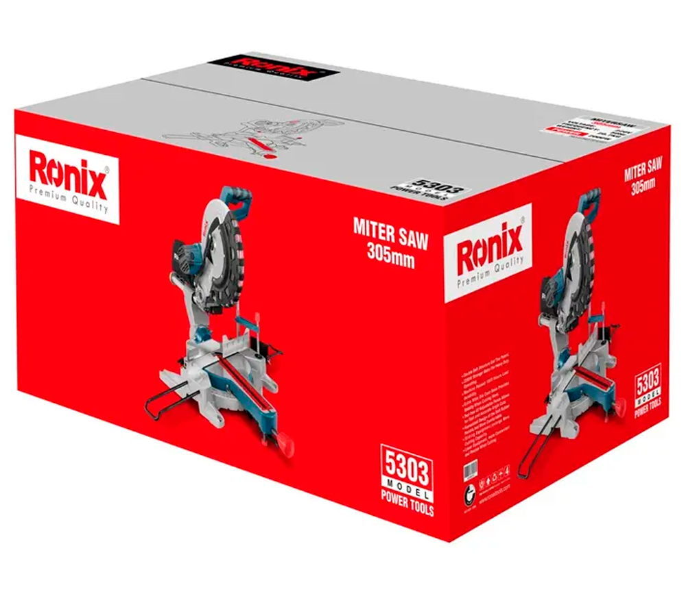 Торцовочная пила RONIX 5303 2000вт 305мм photo 2