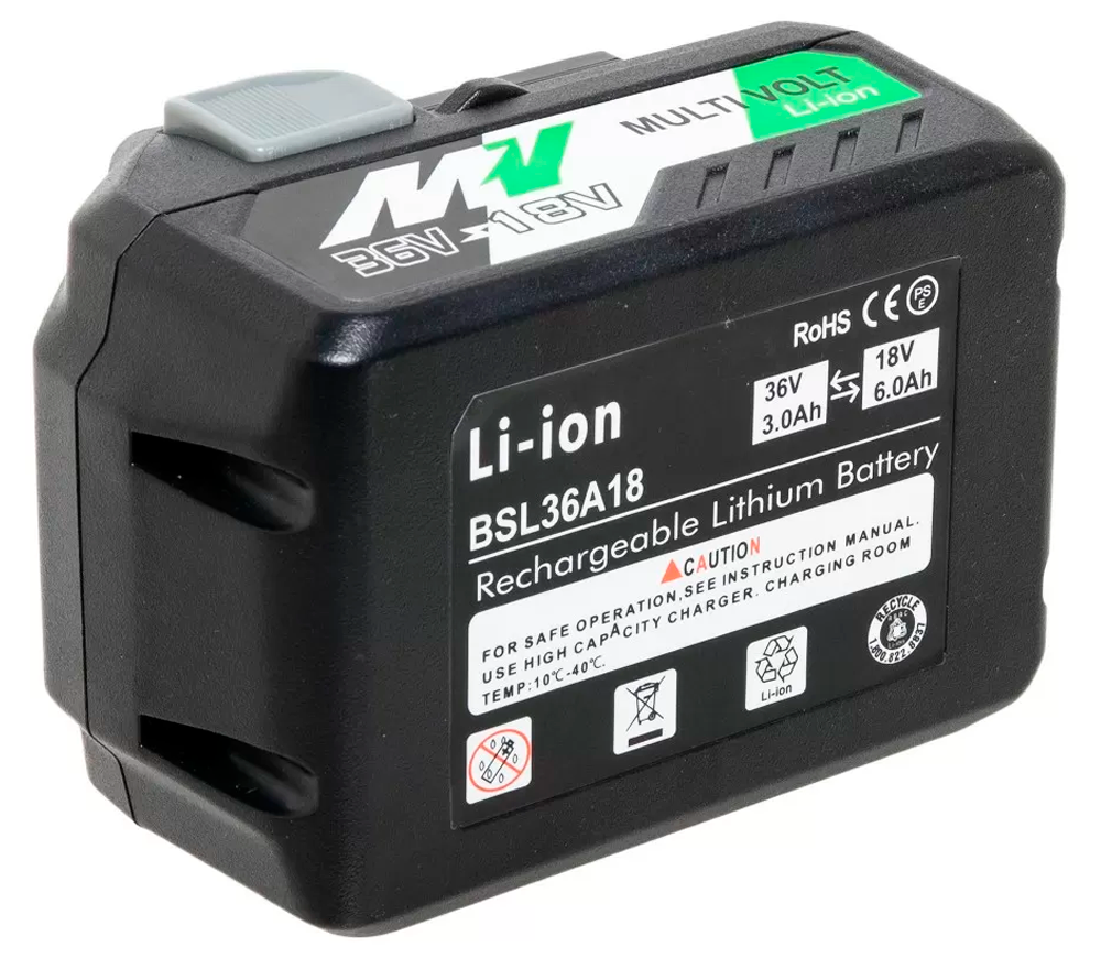 Аккумулятор HIKOKI MULTI VOLT BSL36B18 Слайдер 18-36В 8-4Ач photo 2