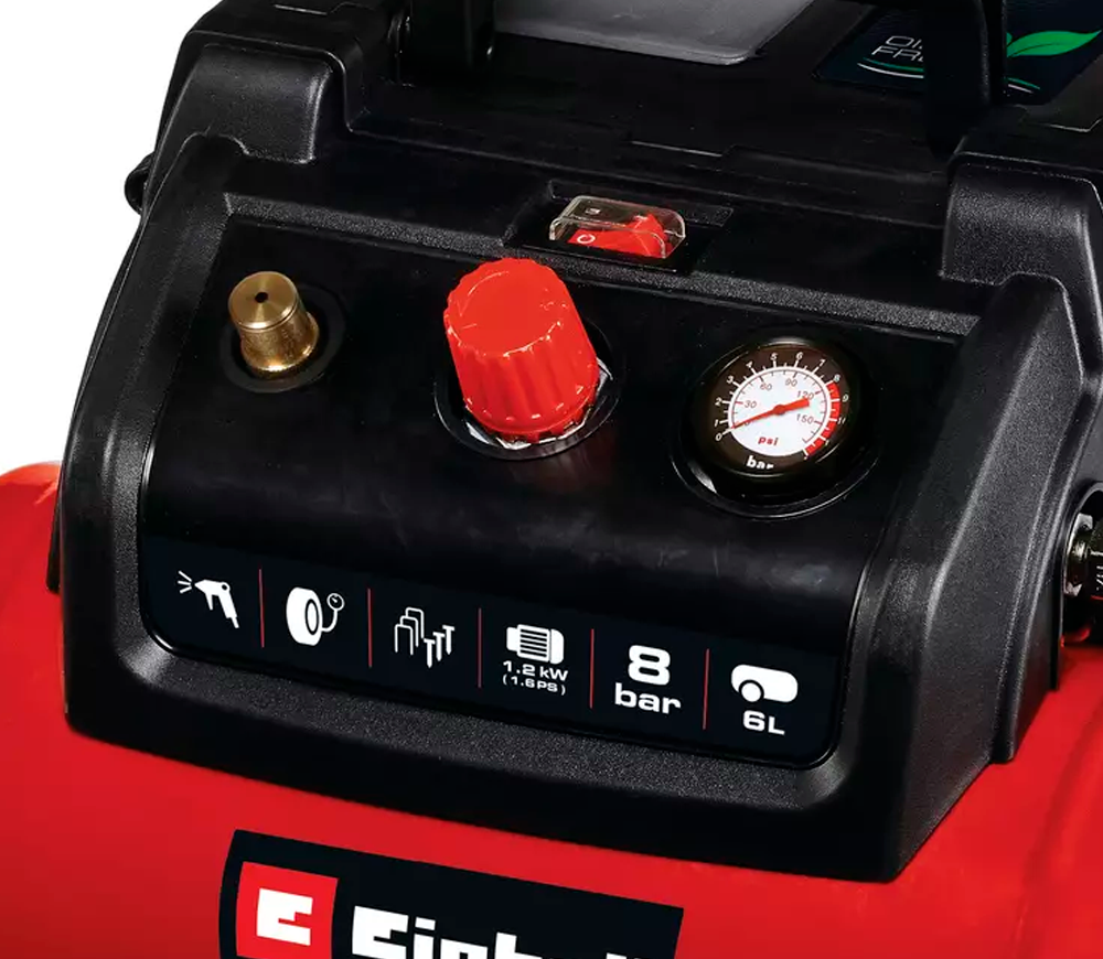 Компрессор EINHELL TC-AC 190/6/8 OF 190л/мин 6л photo 0
