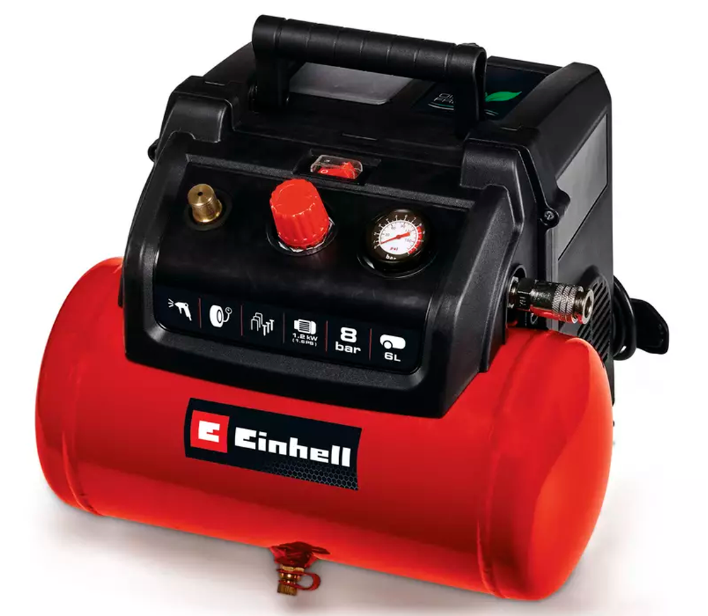 Компрессор EINHELL TC-AC 190/6/8 OF 190л/мин 6л photo