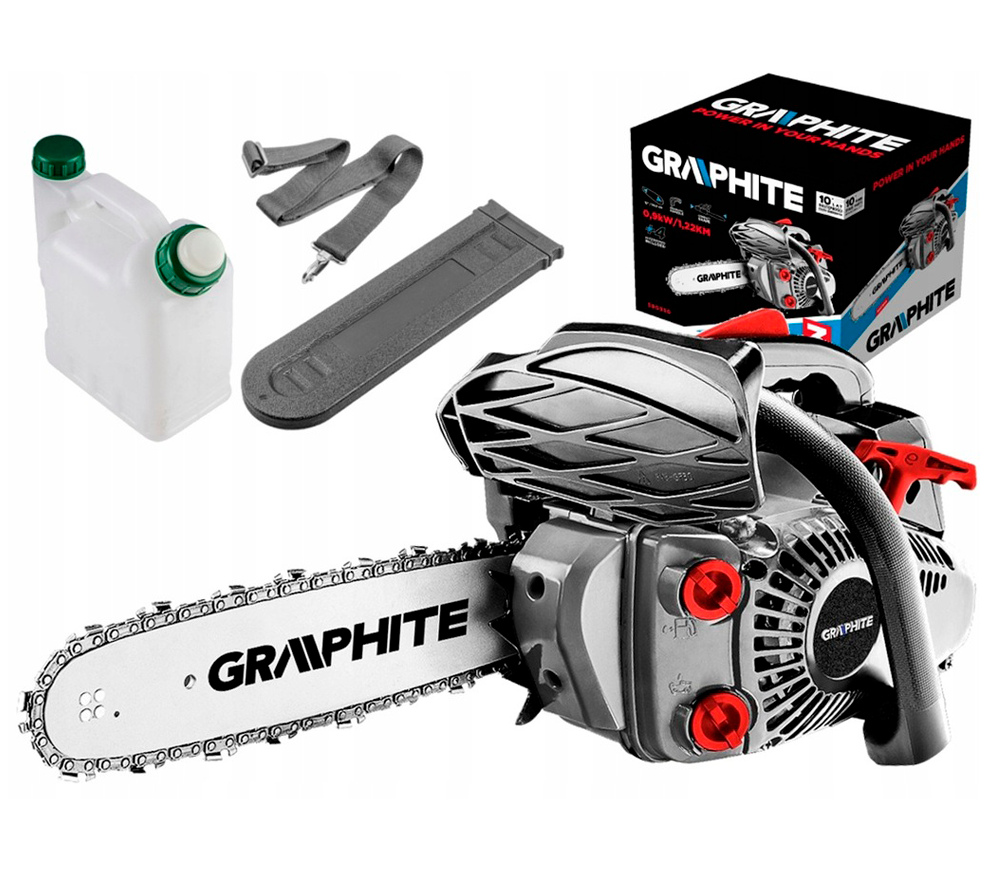 Цепная пила бензиновая GRAPHITE 58G950 305мм 25.4см3 photo 0