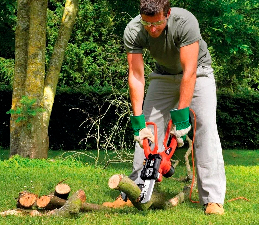 Цепная пила аккумуляторная BLACK&DECKER GKC1000L 100мм 18В 2Ач photo 5