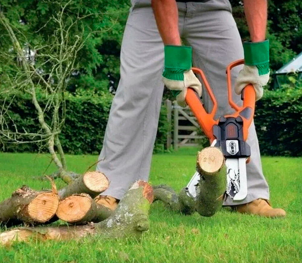 Цепная пила аккумуляторная BLACK&DECKER GKC1000L 100мм 18В 2Ач photo 3