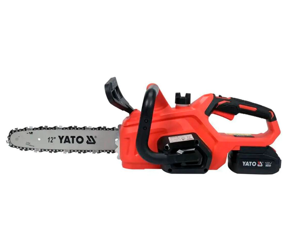 Цепная пила аккумуляторная YATO YT828137 300мм 18В 4Ач photo 2