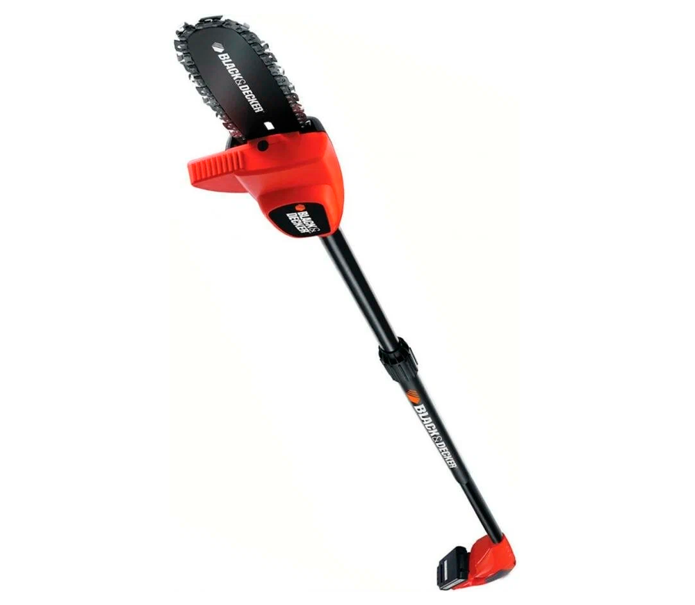 Пила цепная аккумуляторная телескоп. BLACK&DECKER GPC1820L20-QW 200мм 18В 2Ач photo 1
