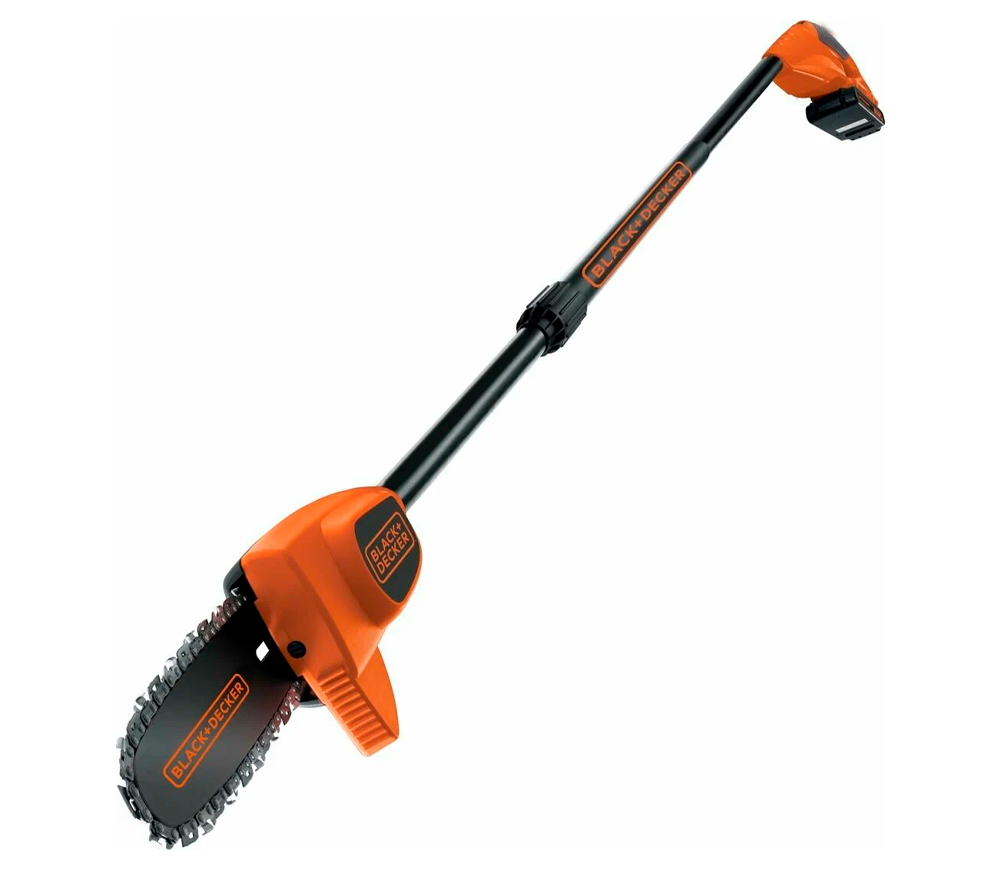 Пила цепная аккумуляторная телескоп. BLACK&DECKER GPC1820L20-QW 200мм 18В 2Ач photo