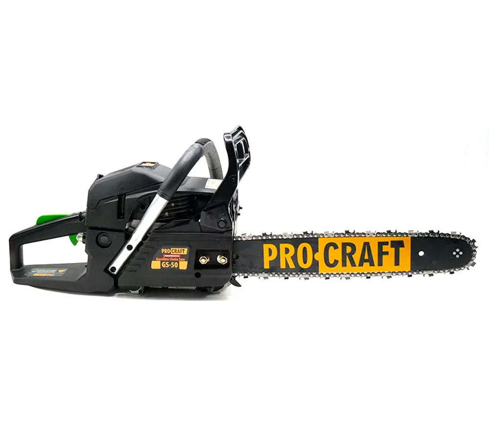 Цепная пила бензиновая ProCraft GS-50 400мм 52см3 photo 1