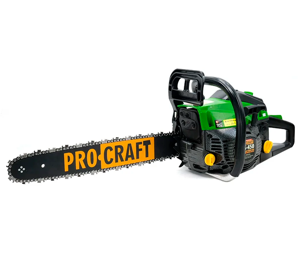 Цепная пила бензиновая ProCraft GS-450 450мм 52см3 photo 0