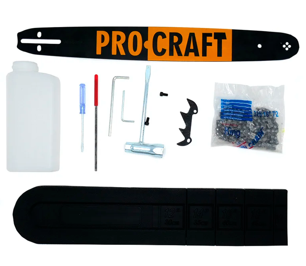 Цепная пила бензиновая ProCraft GS-450 450мм 52см3 photo 7