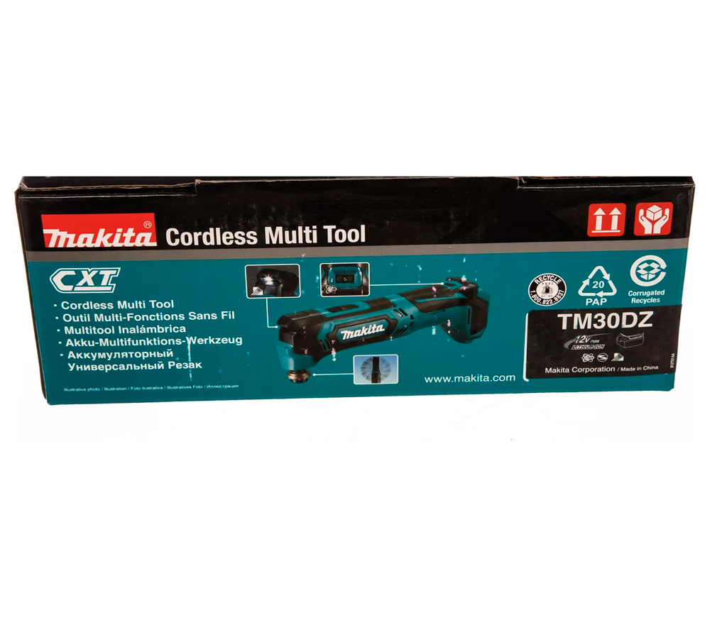 Uneltă multifuncțională fără fir (fără bat) MAKITA TM30DZKX3 10.8V 20000osc/min photo 4