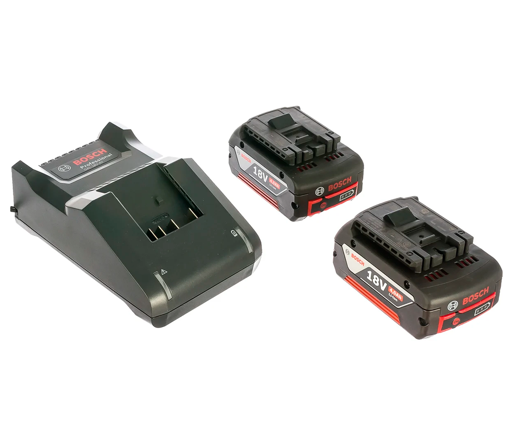 Încărcător + acumulator BOSCH GAL 18V-40 + 2xGBA 85w 14.4-18V 4A photo
