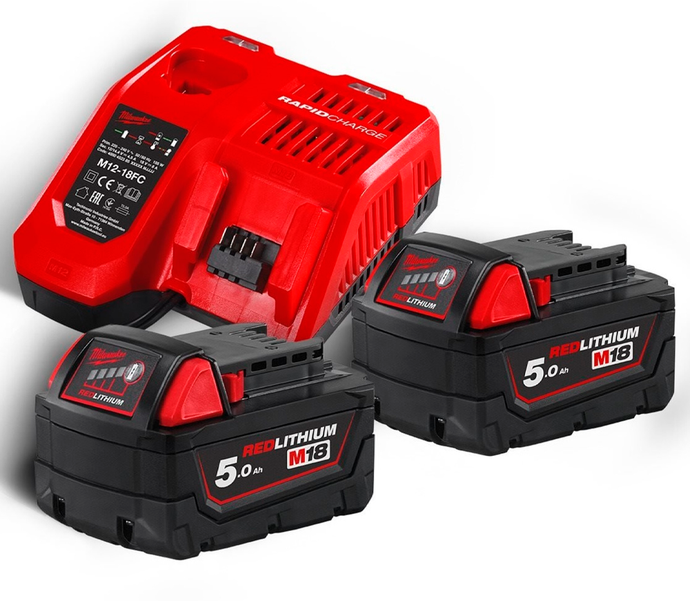 Set încărcător + acumulator MILWAUKEE M18NRG-502 90w 12-18V 5A photo
