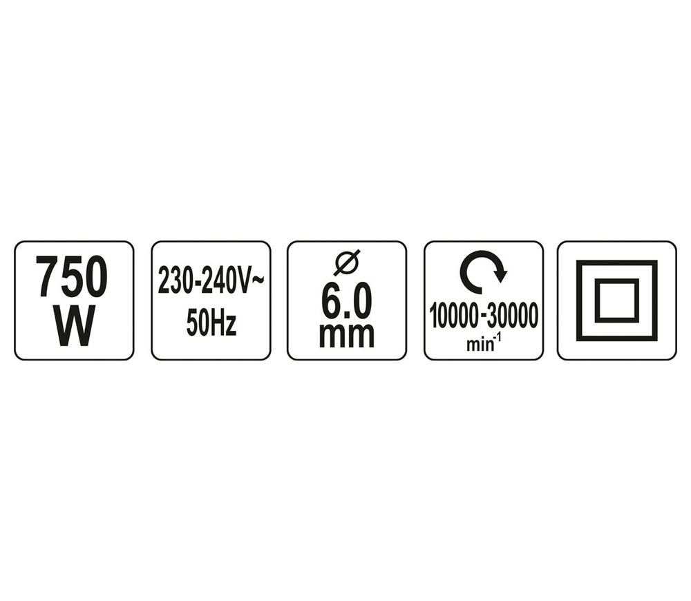 Шлифмашина прямая YATO YT82080 750вт photo 4