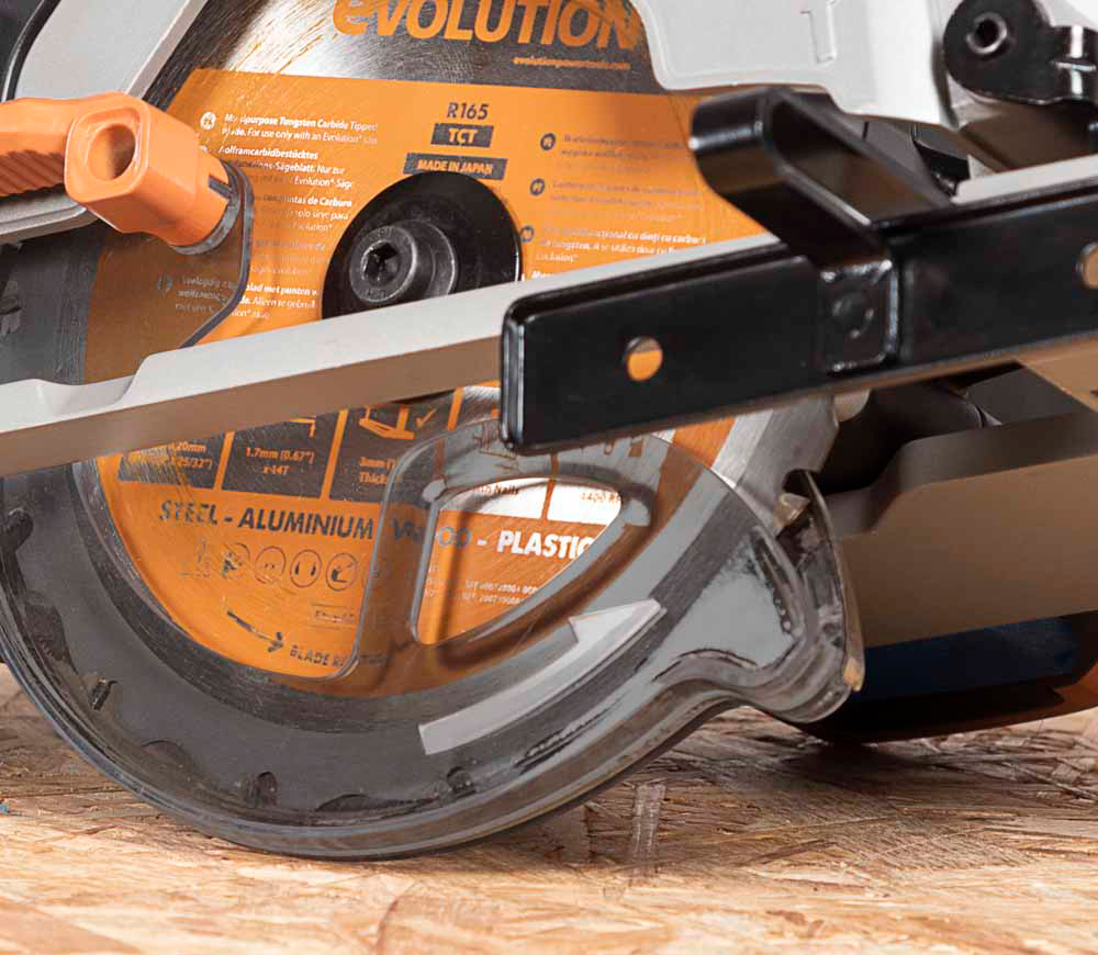 Дисковая пила аккумуляторная EVOLUTION R165CCS-Li 165мм 18В photo 5