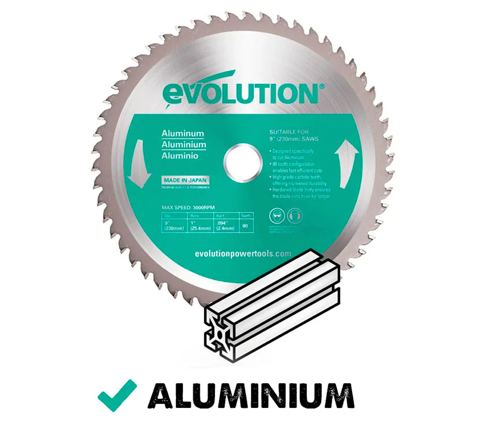 Пильный диск EVOLUTION A210TCT-60MS 210мм 2.4мм photo 0