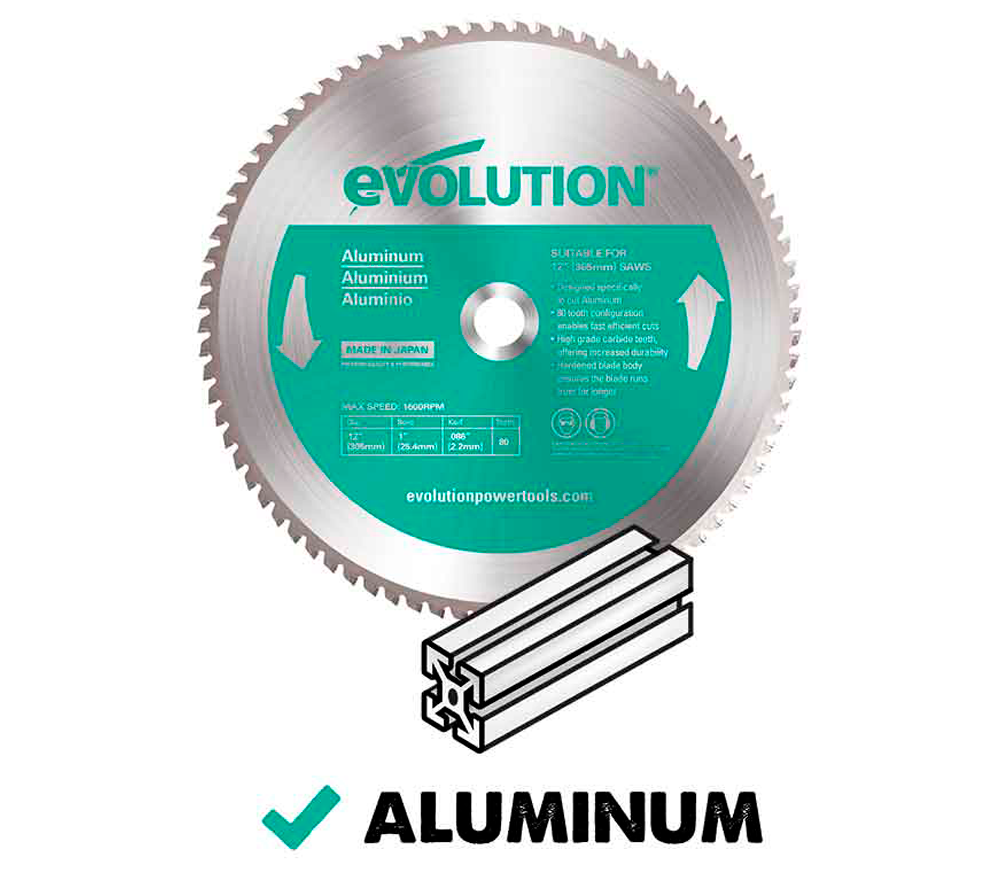 Пильный диск EVOLUTION A/T355TCT-80MS 355мм 2.4мм photo 0