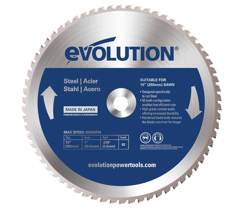 Пильный диск EVOLUTION M255TCT-52MS 255мм 2мм photo