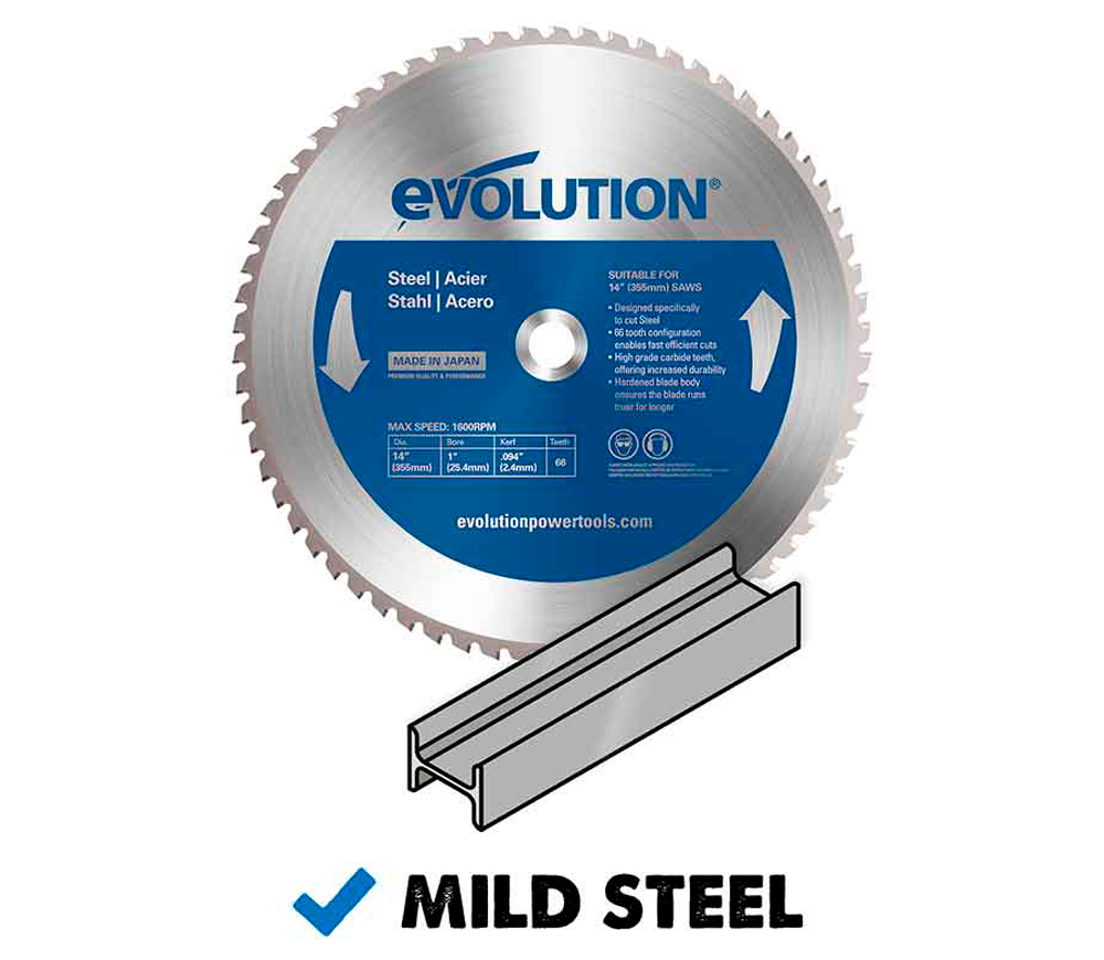 Пильный диск EVOLUTION M355TCT-66CS 355мм 2.4мм photo 0
