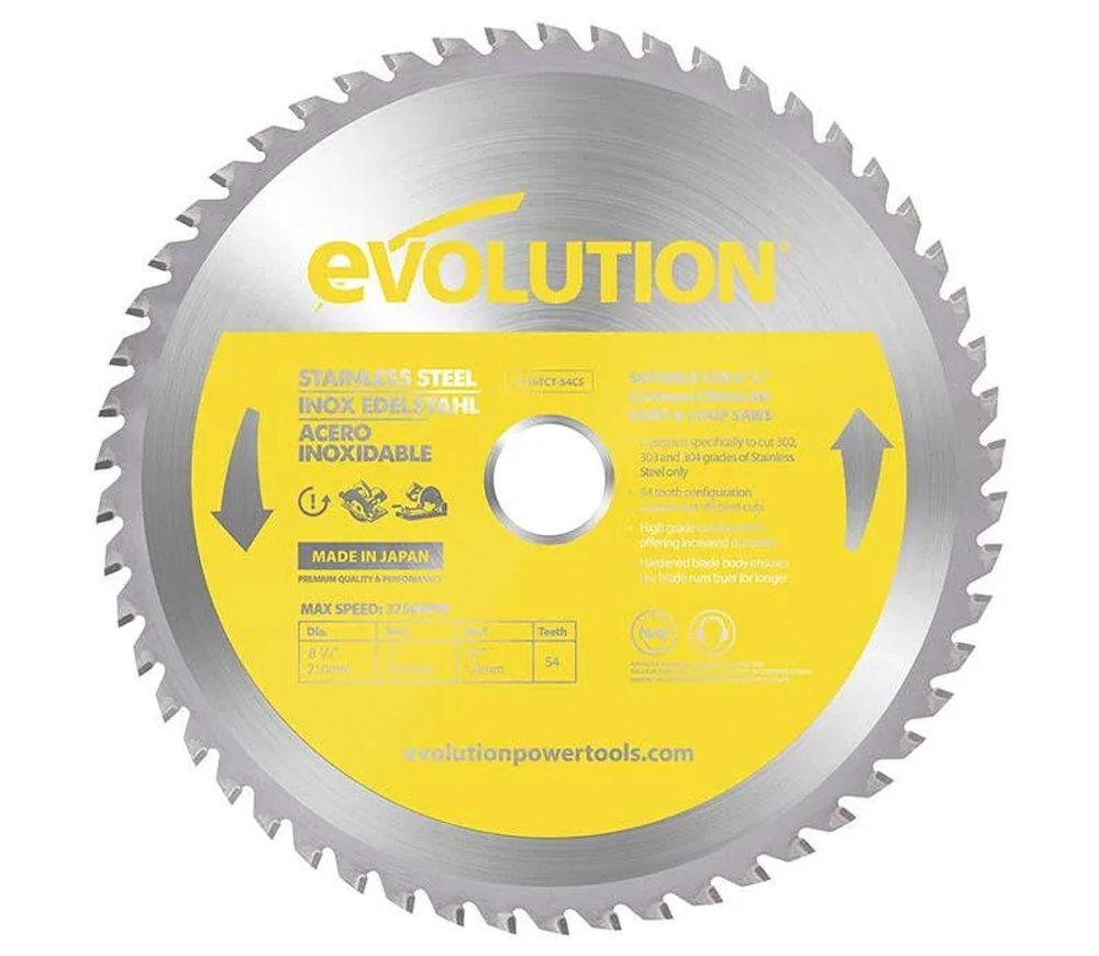 Пильный диск EVOLUTION S210TCT-54CS 210мм 1.8мм photo