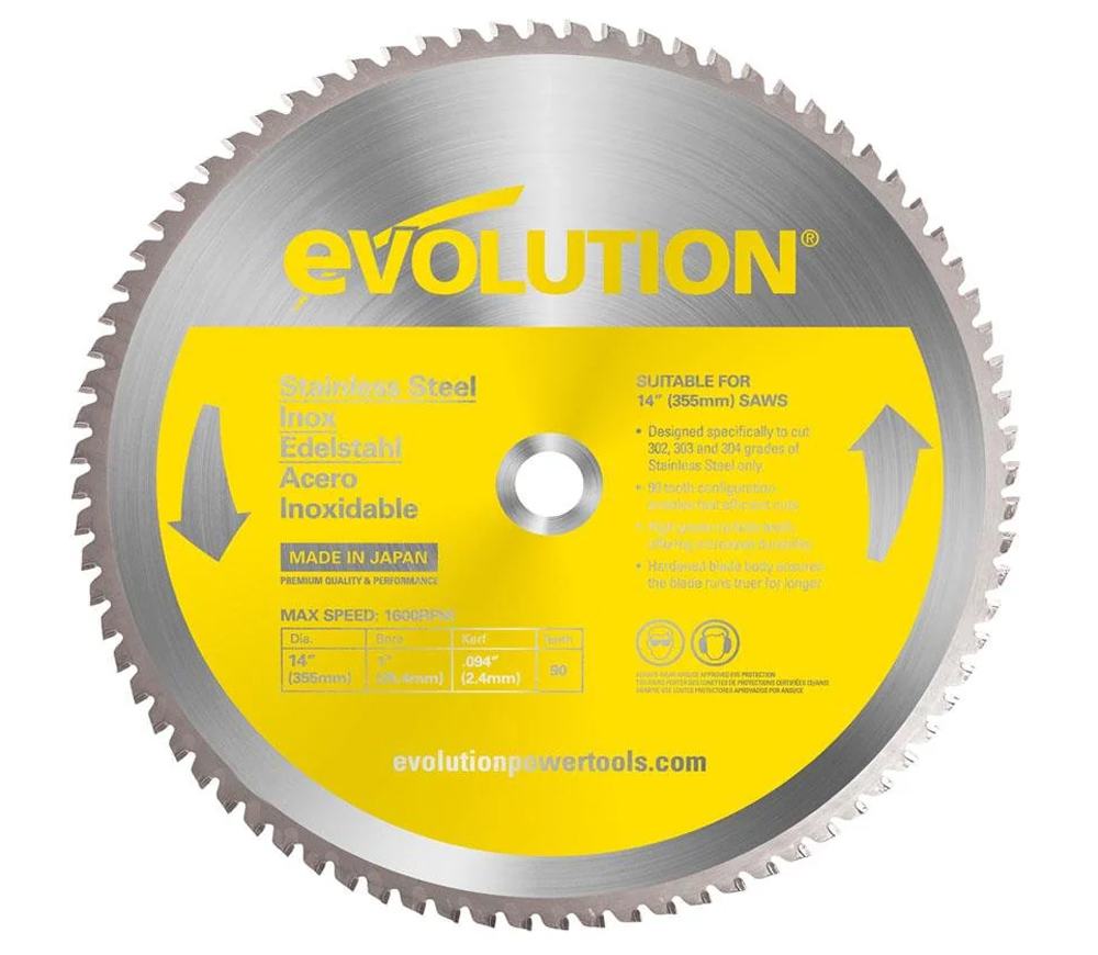 Пильный диск EVOLUTION S355TCT-90CS 355мм 2.4мм photo