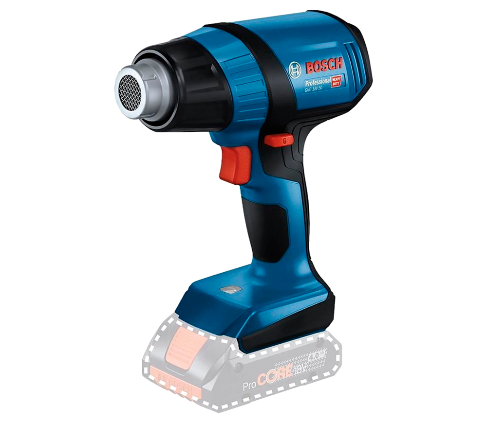 Suflantă de aer cald cu acum. (fără bat) BOSCH GHG 18V-50 500°C photo