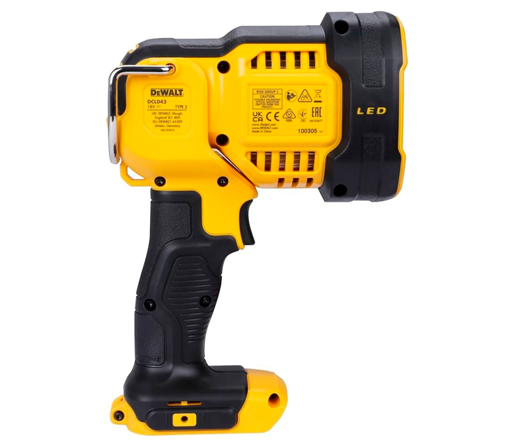Lanternă construcții cu acumulator (fără bat) DEWALT DCL043-XJ 120/1000lm 18V photo 1