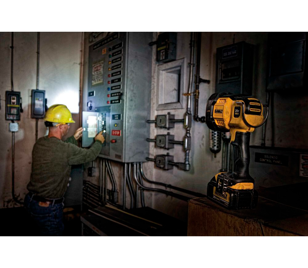 Lanternă construcții cu acumulator (fără bat) DEWALT DCL043-XJ 120/1000lm 18V photo 3