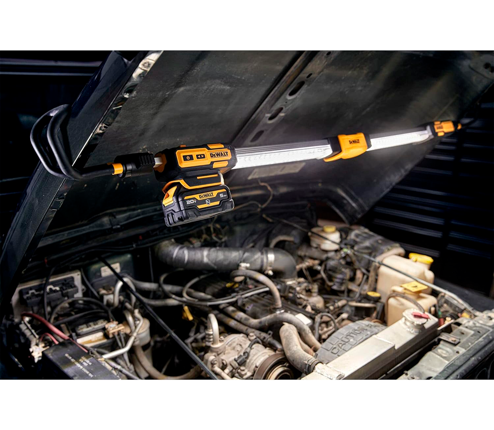 Фонарь строительный аккумуляторный DEWALT DCL045B 1700 12-18В photo 3