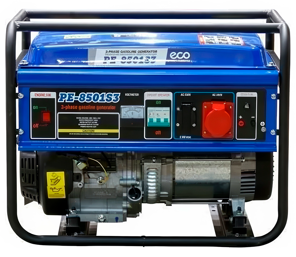 Электрогенератор ECO PE-8501S3 6.5квт Бензин AVR photo 1