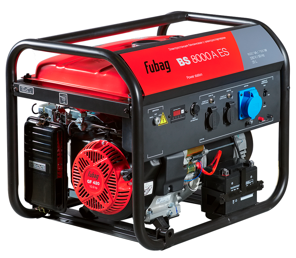 Электрогенератор FUBAG BS8000AES 8квт Бензин AVR photo