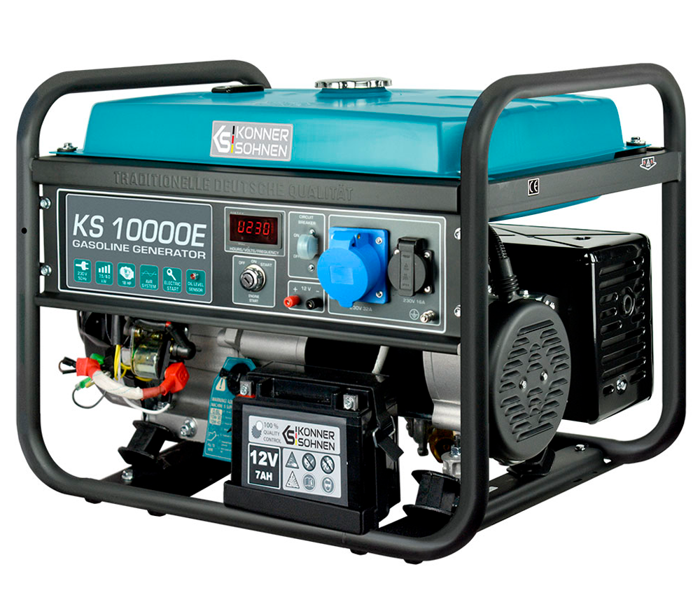 Электрогенератор Könner&Söhnen KS10000E 8квт Бензин AVR photo 1