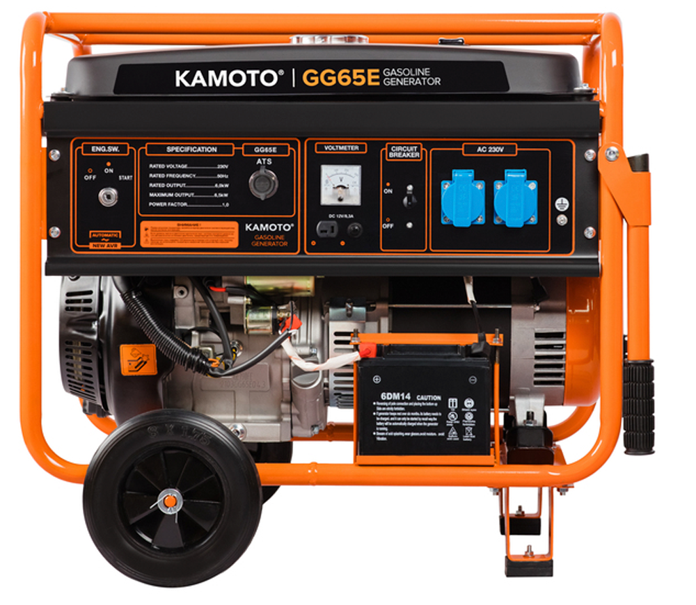 Электрогенератор KAMOTO GG 65E 6,5квт Бензин AVR photo 9
