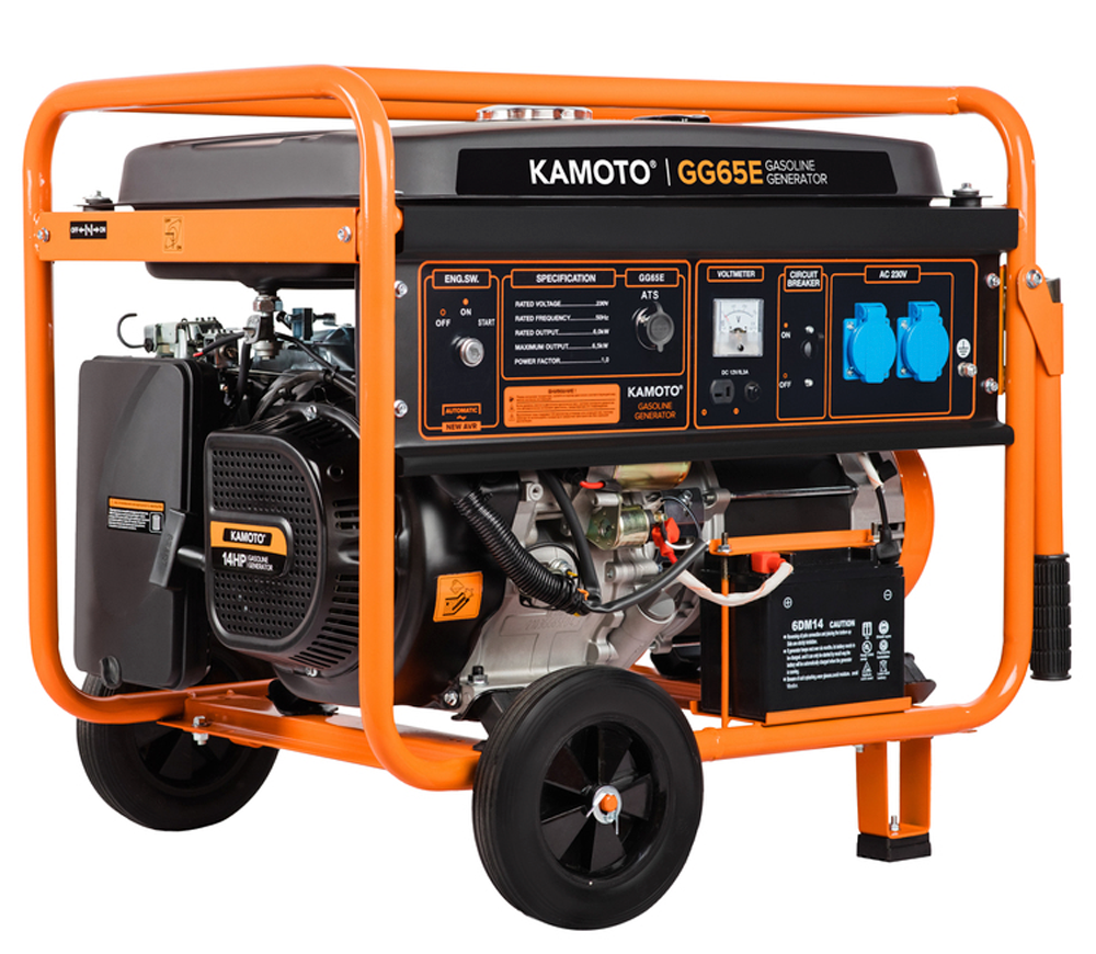 Электрогенератор KAMOTO GG 65E 6,5квт Бензин AVR photo 8
