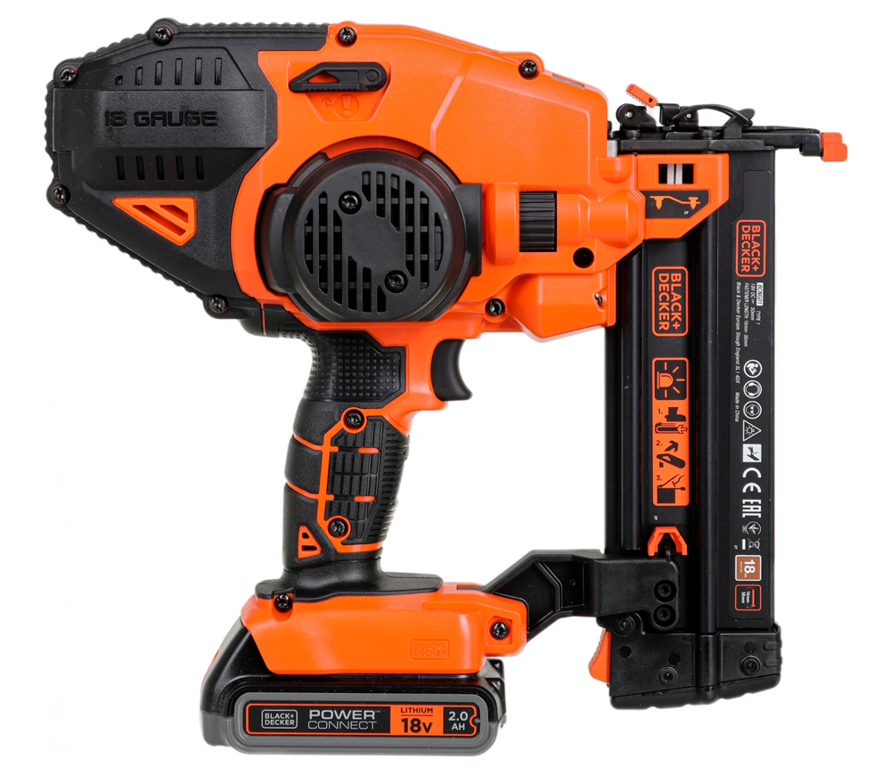 Нейлер аккумуляторный BLACK&DECKER BCNG01D1 60уд/мин 18В 2Ач photo 0