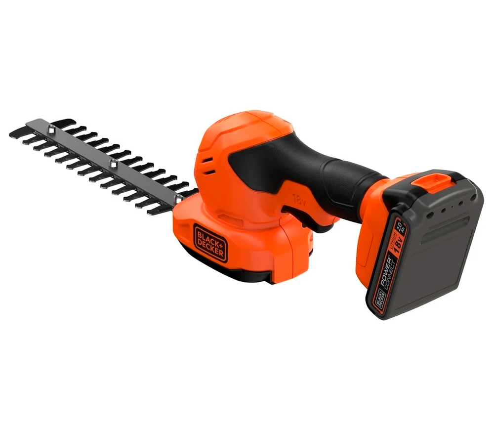 Кусторез аккумуляторный BLACK&DECKER BCSS18D1 200мм 18В 2Ач photo 1