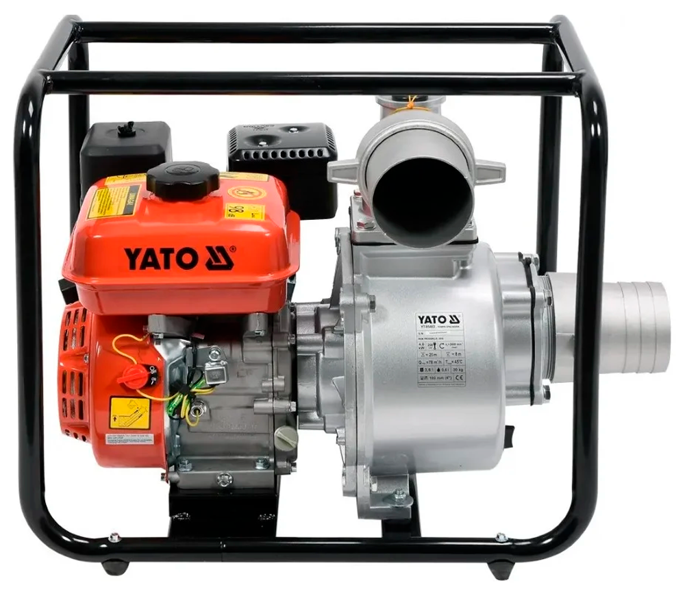 Мотопомпа бензиновая YATO YT85403 78000л/ч 7.7лс photo 0